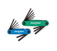 Park Tool FWS-2 Fold-Up Wrench Set Tool,Blue/Green
