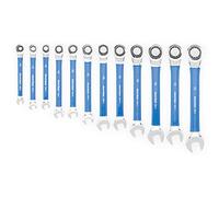 Park Tool Mwr-set Ratcheting Metric Wrench Set Tool Blue