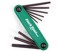 Park Tool TWS2C Fold-up Torx Wrench Set: T7/9/10/15/20/27/30/40 Green