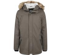 Parka Urban Classic heavy cotton imitation fur Vert L