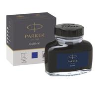Parker Fountain Pen Ink Bottle | Blue QUINK Ink | 57 ml Fountain Pen Refill