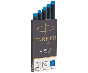 Parker 1950382 Quink Fountain Pen Refill Box of 5