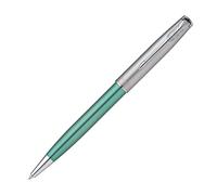 PARKER 2169384 Parker Ballpoint Pen Sonnet Essential Green & Sandblast CT Medium Point, Oil-based, Gift Boxed