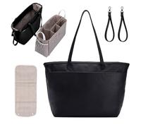 Parker Baby Diaper The Willow Tote Bag | Stylish Diaper Bag Tote w/Modular Storage - Removable Inserts, Insulated Bottle Pockets & Large Compartments | Stroller Hooks & Changing Pad Included