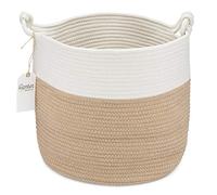 Parker Baby Nursery Storage Basket - Rope Storage Bin and Organizer for Laundry, Toys and Baby Blankets