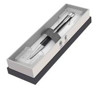 PARKER Ballpoint Muted Black Ballpoint Pen Medium Nib Ink Refill Chrome Trim