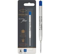 Parker Ballpoint Pen Ink Refill | Fine Tip | Blue QUINKflow Ink | 1 Count