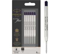 Parker Ballpoint Pen Ink Refills | Medium Point | QUINKflow Black Ink | Handwri