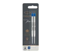 Parker – Ballpoint Pen Refill – Quinkflow 1950373 – Medium Blue – Pack of 2