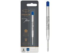 Parker Ballpoint Pen Refill | Medium Point | Blue QUINKflow Ink | 1 Count