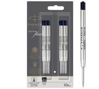 Parker Ballpoint Pen Refills | Medium Point | Black QUINKflow Ink | 10 Count