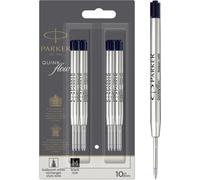 Parker Ballpoint Pen Refills | Medium Point | Black QUINKflow Ink | 10 Count