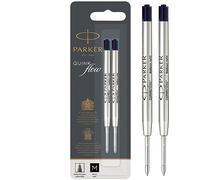Parker Ballpoint Pen Refills | Medium Point | Black QUINKflow Ink | 2 Count
