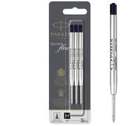 Parker Ballpoint Pen Refills, Medium Point, Black QUINKflow Ink, 3-Count Pack