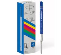 Parker Ballpoint Pen Refills | Medium Point | Blue QUINKflow Ink | 20 Count