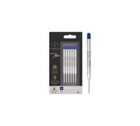 Parker Ballpoint Pen Refills | Medium Point | Blue QUINKflow Ink | 6 Count Value Pack