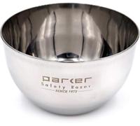 Parker Deluxe Unbreakable Stainless Steel Shaving Bowl - for use with your favorite Shave Soap or Lathering Shaving Cream