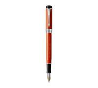 Parker Duofold Classic Fountain Pen - Centennial Big Red Vintage Chrome Trim