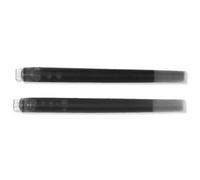 parker fnt pen cart., old model, blk, 5 pc.