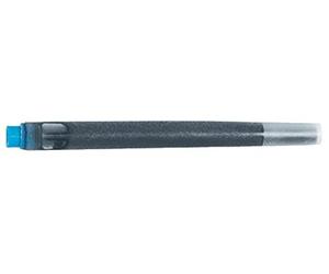 parker fnt pen cart., old model, blu, 5 pc.