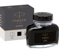 Parker Fountain Pen Ink Bottle | Black QUINK Ink | 57 Ml Fountain Pen Refill