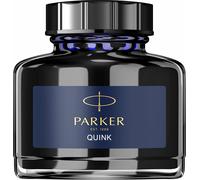 Parker Fountain Pen Ink Bottle | Blue-Black QUINK | 57 57 ml, blue/black