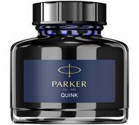 Parker Fountain Pen Ink Bottle | Blue-Black QUINK Ink | 57 ml Fountain Pen Refill