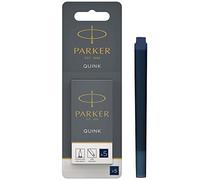 Parker 5 Pack Quink Ink Cartridges - BLK/BLUE