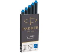 Parker 1950383 Erasable Quink Ink Cartridge - King Blue (5 Pack)
