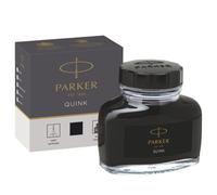 Parker Fountain Pen Liquid Bottled Quink Ink, 57 ml, in a Box - Black