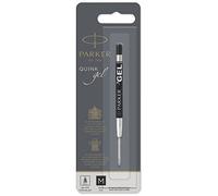 Parker Gel Pen Refill | Medium Tip (0.7mm) | Black QUINK Ink | 1 Count