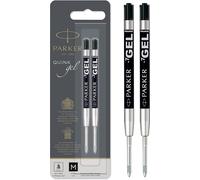 Parker Gel Pen Refills | Medium Tip (0.7mm) | Black QUINK Ink | 2 Count