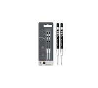 Parker Gel Pen Refills | Medium Tip (0.7mm) | Black QUINK Ink | 2 Count