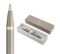 Parker IM Ballpoint Pen | Finishing Touch Collection | Sandstone Finish | Medium Point with Blue Ink Refill | Gift Box