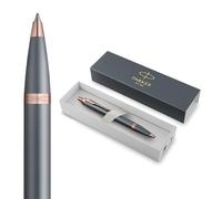 Parker IM Ballpoint Pen | Finishing Touch Collection | Slate Finish | Medium Point with Blue Ink Refill | Gift Box