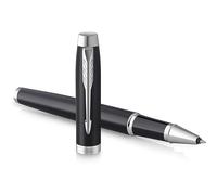 Parker IM Rollerball Pen | Matte Black with Chrome Trim | Fine Point with Black Ink Refill | Gift Box