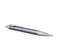 Parker IM Ballpoint Pen, Premium Dark Violet with Medium Point Blue Ink Refill (1931638)