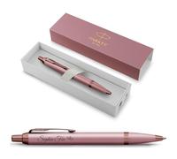 PARKER IM Ballpoint Pen - The Finishing Touch Collection with Personalised Engraving - Personalised Gift for Birthday, Wedding, Business (Mauve)