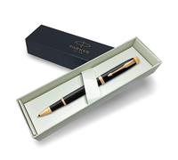 Parker IM Black Lacquer & Gold Trim Rollerball Pen (S0856360)