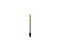 Parker IM Ballpoint Pen Brushed Metal Medium Point Blue (Model 1975559) - NEW