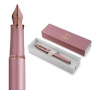Parker IM Fountain Pen | Finishing Touch Collection | Mauve Finish | Medium Nib with Blue Ink Refill | Gift Box