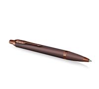 Parker IM Monochrome Ballpoint Pen | Burgundy Finish and Trims | Blue Ink | Medium Point | Gift Box
