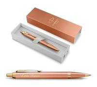 PARKER IM Rituals Orange GT Ballpoint Pen with Engraving, Premium Pen, Gift Box, Personalised Gift, Birthday (Orange GT)