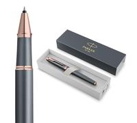 Parker IM Rollerball Pen | Finishing Touch Collection | Slate Finish | Medium Point with Black Ink Refill | Gift Box