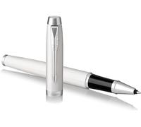 Parker IM Rollerball Pen, Gloss White with Fine Point Black Ink