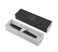 Parker Rollerball Pen IM - Matte Black with Black Trim - Fine Point, Black Ink - Gift Box