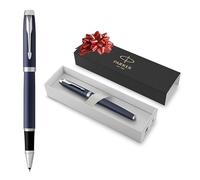 Parker IM Rollerball Pen | Matte Blue | Fine Point Black Ink | Gift Box