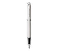 Parker IM Rollerball Pen | White Lacquer | Fine Point Black Ink | Gift Box
