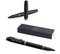 Parker IM Vibrant Rings Amethyst Rollerball Pen Lilac F