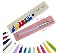 Parker Jotter Ballpoint Pen Handwriting Pens & Stationery Supplies - Ideal for Birthdays/Anniversary Can be Engraved! (With Engraving, Lilac, Carded Gift Box (Eco-Friendly))